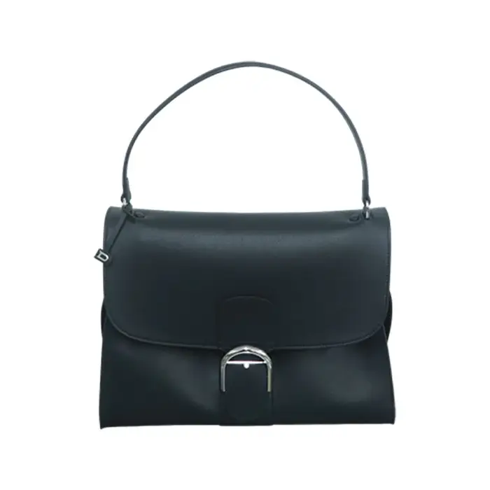 Sac à main en cuir brillant taille L