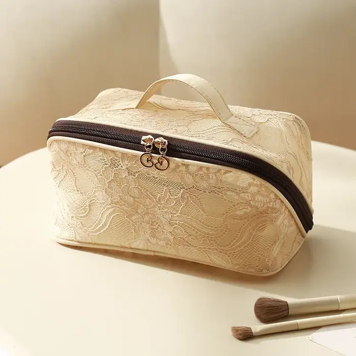 Sacs de maquillage en dentelle pour femmes