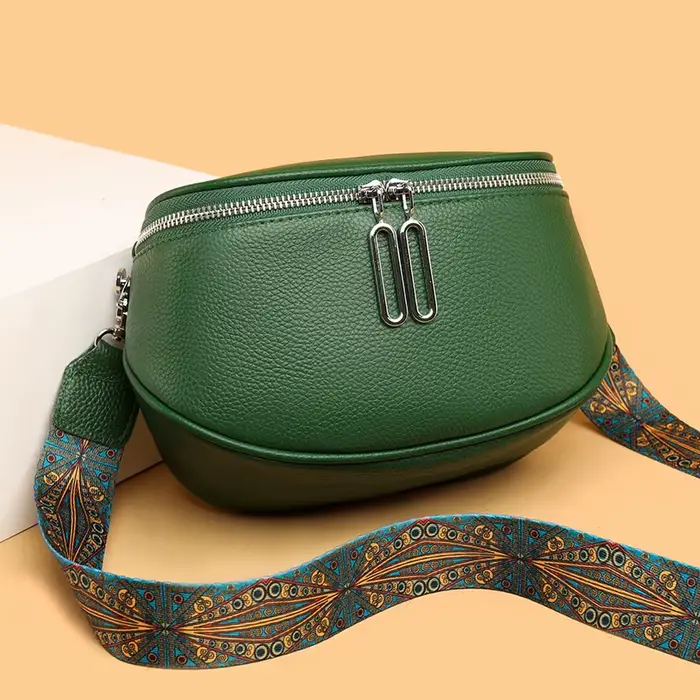 Sac fourre-tout en cuir véritable pour femme