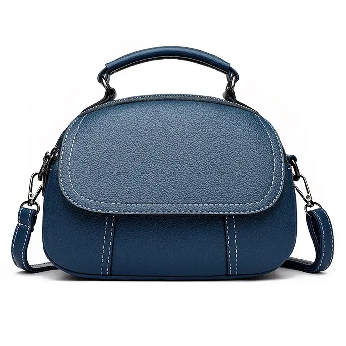 Sac à main rond tendance pour femme, sac à bandoulière en cuir PU souple, petit sac carré de style r