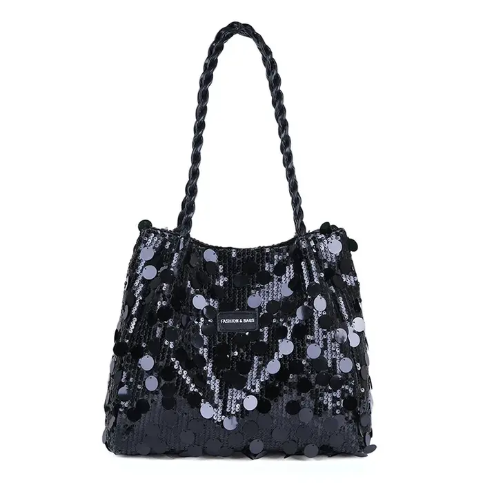 Nouveau sac à bandoulière pour femme avec paillettes brillantes