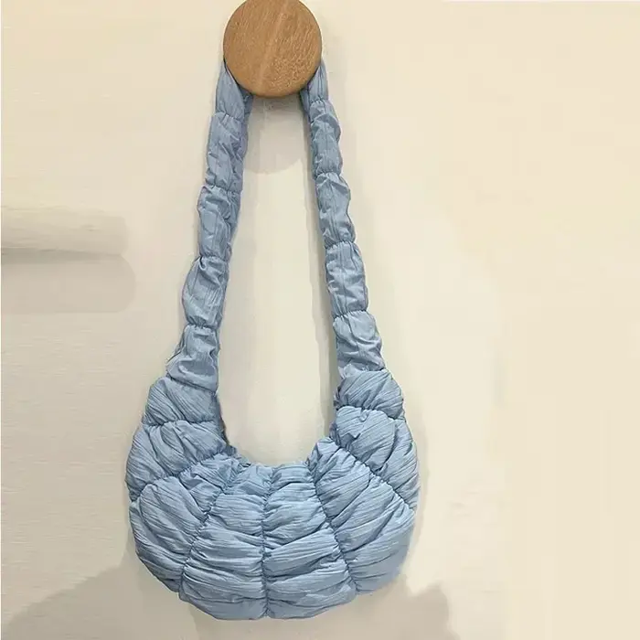 Hobos sac croisé Y2k mode décontracté plissé nuage sac à bandoulière unique grande capacité fourre-t
