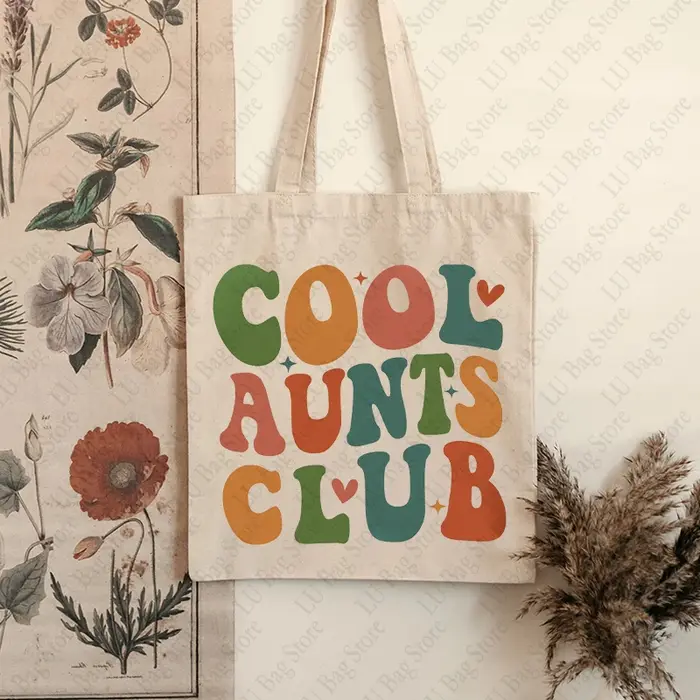 Sac fourre-tout en toile réutilisable