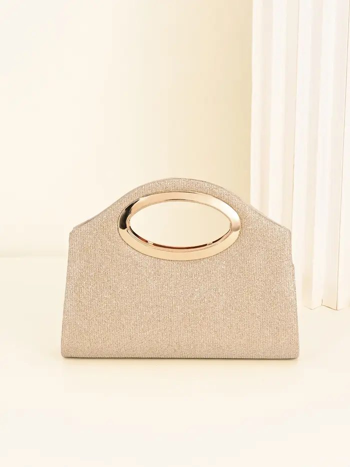 Sac de soirée pailleté avec plis