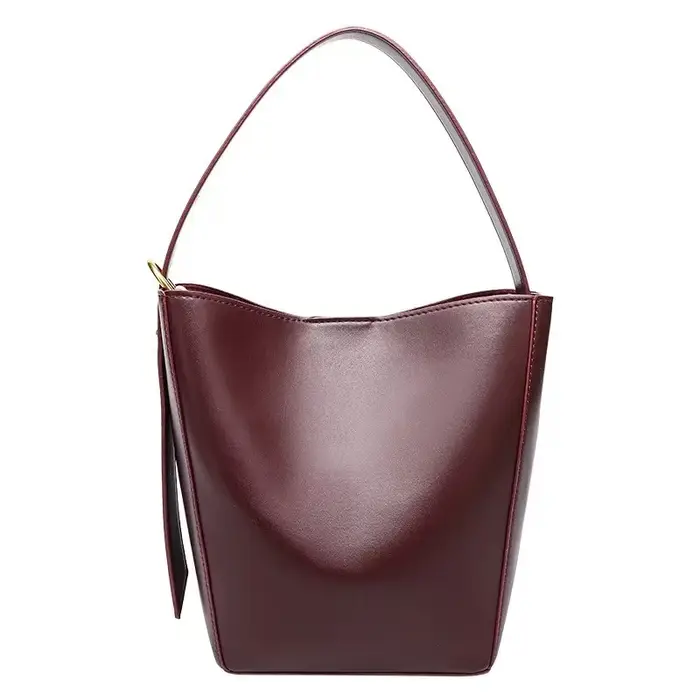 Sac à bandoulière tendance en forme de seau pour femme, nouvelle collection automne-hiver, fermeture