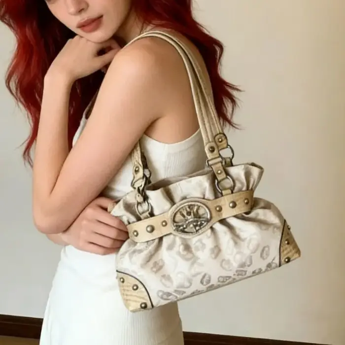 Sac bowling portable pour femme en toile