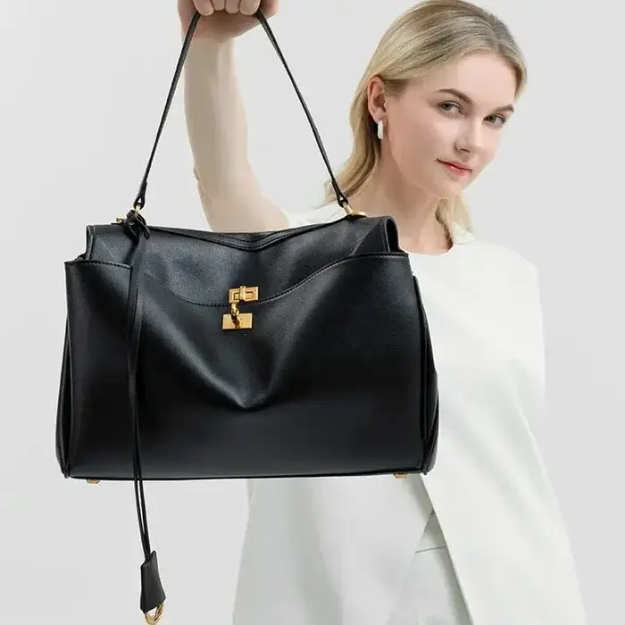 2025 luxe femme sacs fourre-tout Premium en cuir souple sac à main mode voyage sac à bandoulière pou