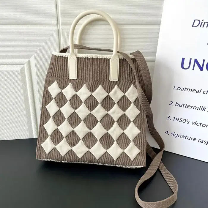 Mini sac à main pour téléphone portable pour femme, sac à bandoulière, petit sac shopper tissé, desi