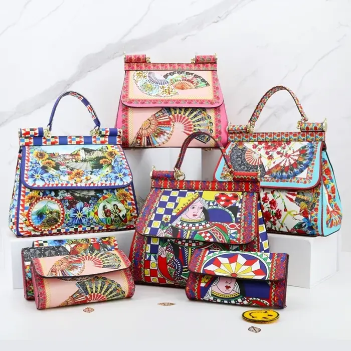 2025 sac à main de luxe costume impression épaule fourre-tout dames Bolsa classique sacs à bandouliè