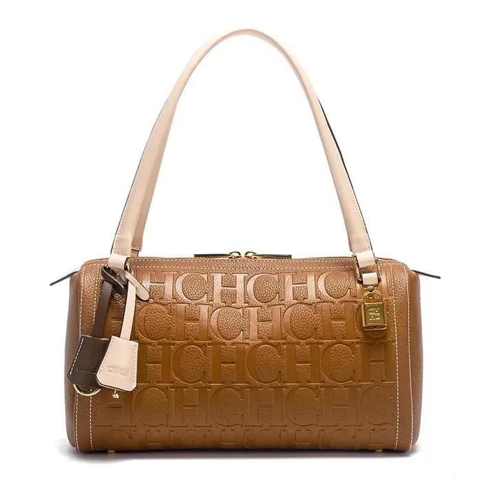 C-H sac Boston femme automne hiver nouvelle Collection lettre Design Texture sacs à bandoulière