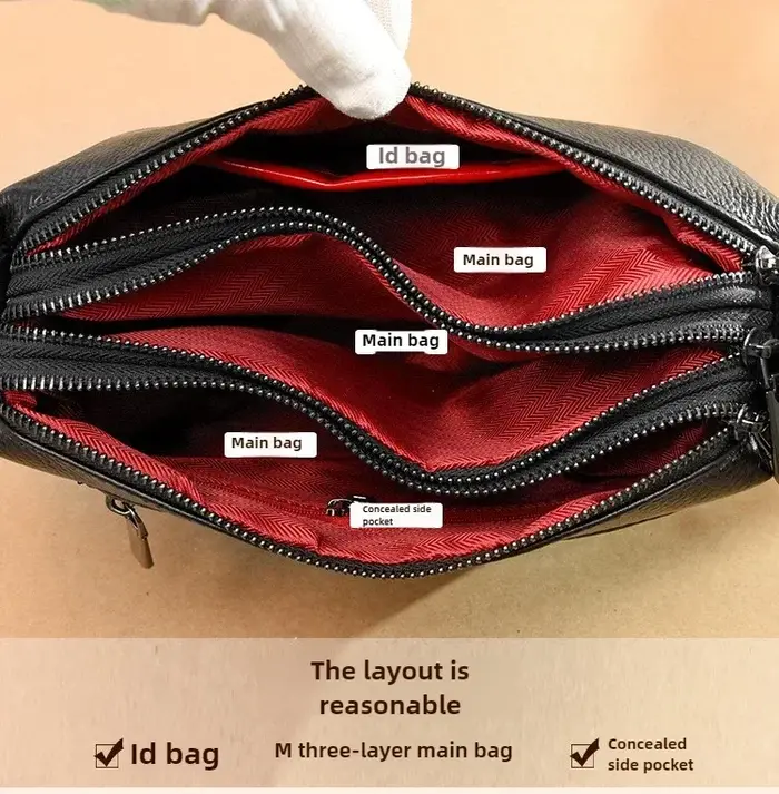 Sacs à main en cuir véritable pour femmes