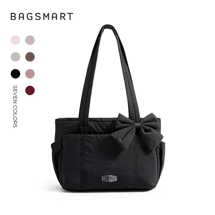 BAGSMART sac fourre-tout de voyage polyvalent femmes sac de transport plusieurs poches sac à main me