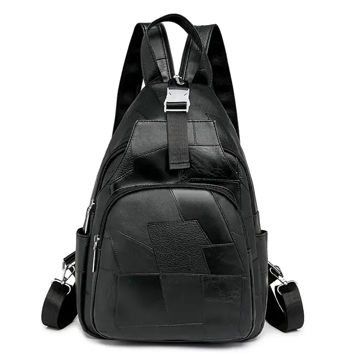 Sacs à dos multifonctions en cuir PU pour femmes, sacs à dos d'école pour dames, pack de poudres de 