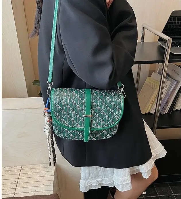 Sac à langer tendance : Sac à main de luxe vintage en cuir pour femme