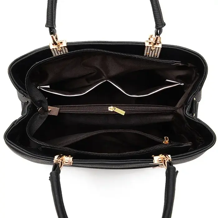 Femmes sacs de messager avec pendentif fleur bureau dames mode fourre-tout sac à main pur pour femme nouveaux