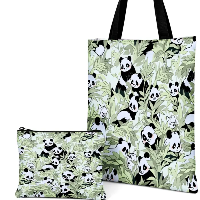 Sac à main imprimé Panda