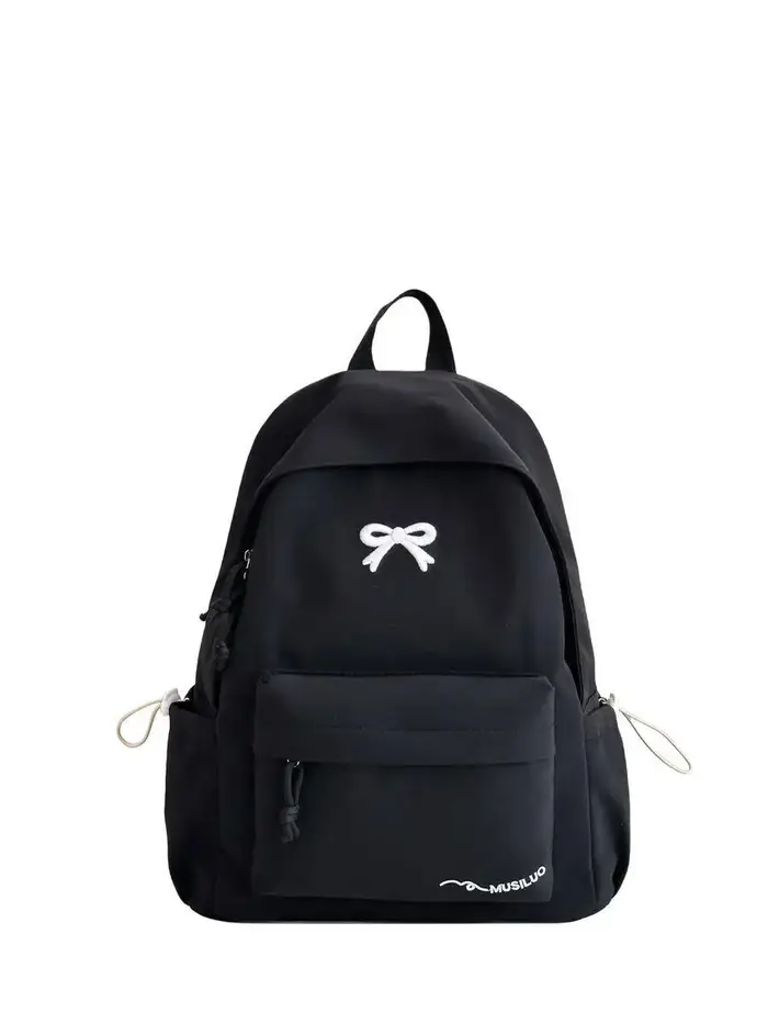 Nouveau sac à dos brodé élégant Style coréen japonais mignon sac d'école décontracté pour filles étu