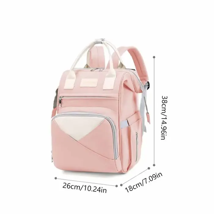 Sac de maman en Nylon multifonctionnel grande capacité sac de voyage de maternité poches isolées sac à couches