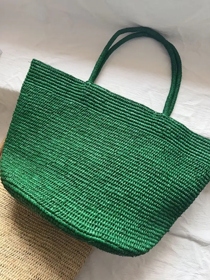 Grand sac fourre-tout en rotin tressé à la main 2026 pour femme, sac de plage en paille naturelle, s