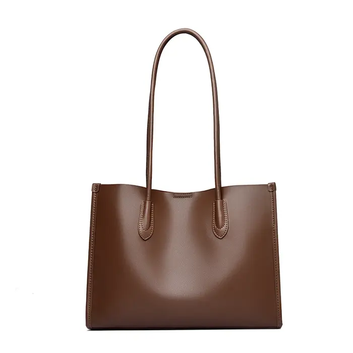 Nouveau Sac à Main Femme Kaki en Cuir Véritable