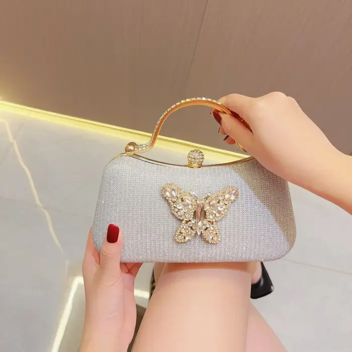 Sac de soirée pour femme, petit sac à main en diamant pour mariage, anniversaire, banquet, dîner
