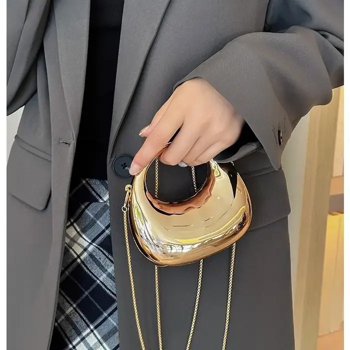 Mini sac de soirée doré