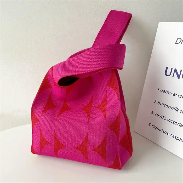 Mini sac à main en tricot pour filles et femmes