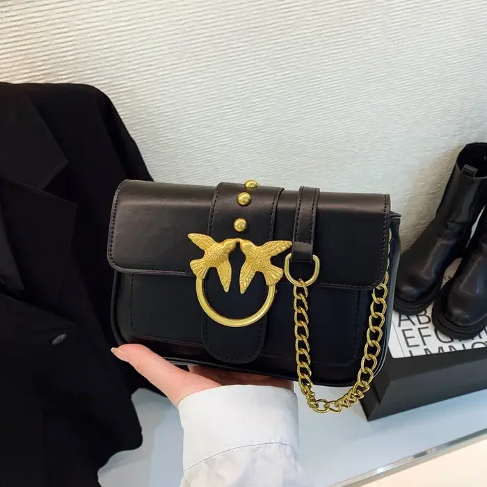 Sac à bandoulière en cuir de luxe pour femme