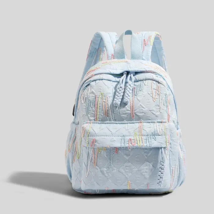 Mini sac à dos pour femme avec bretelles réglables – Fermeture à glissière pour l'école