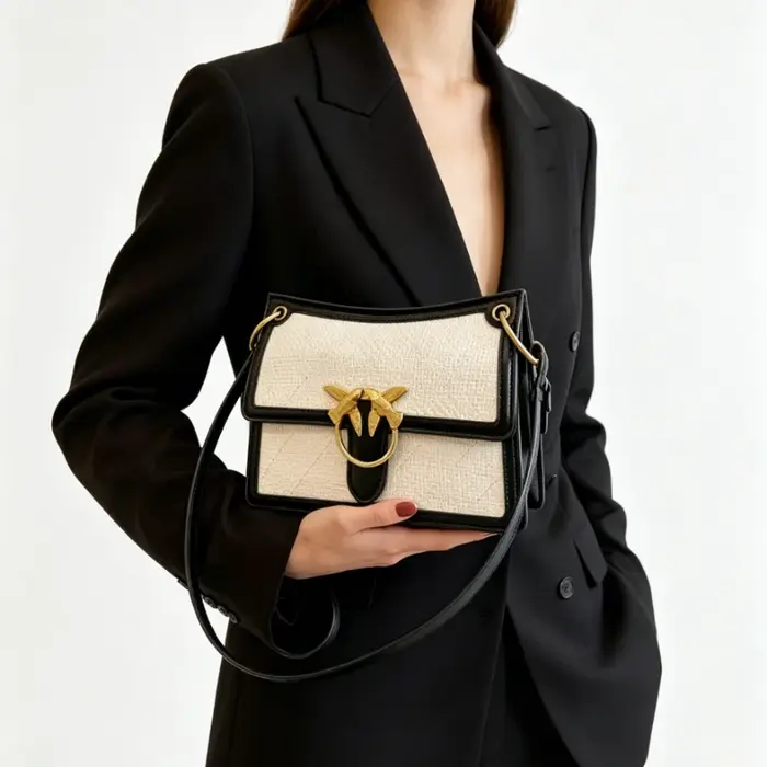 Sac à langer de luxe de marque célèbre, sac à main bandoulière en cuir élégant et classique pour fem