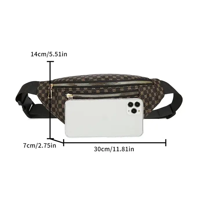 Sac banane unisexe léger pour hommes