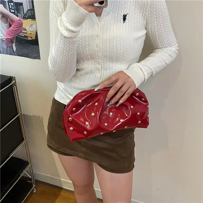Sacs à main de soirée à Clip simples et polyvalents pour femmes