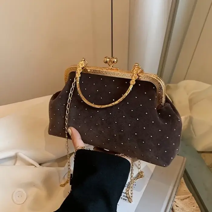 Pochette de soirée de luxe pour femme