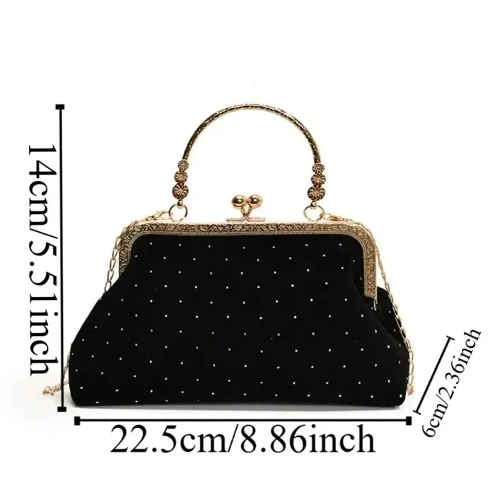 Pochette de soirée de luxe pour femme