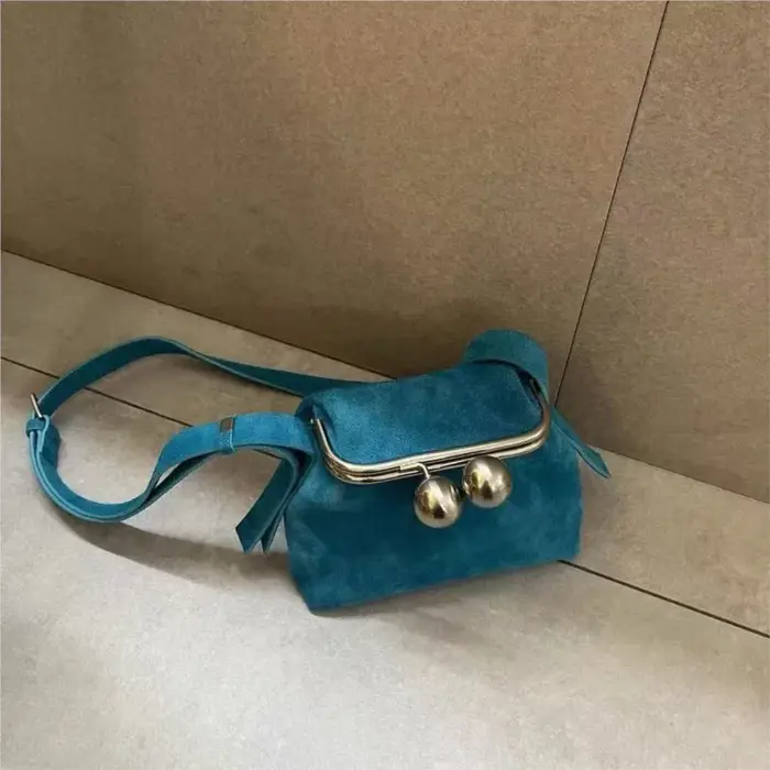 JIAERDI coréen rétro bleu ciel sac à bandoulière femmes petite capacité Mini sacs