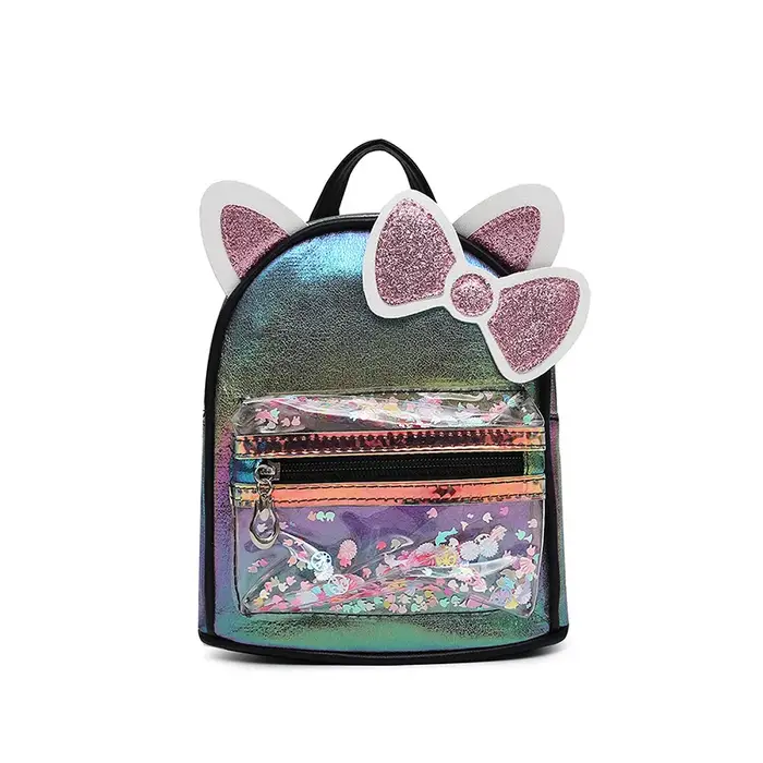 Mini Sac à Dos en Cuir PU avec Nministériels d Papillon pour Enfant et Femme