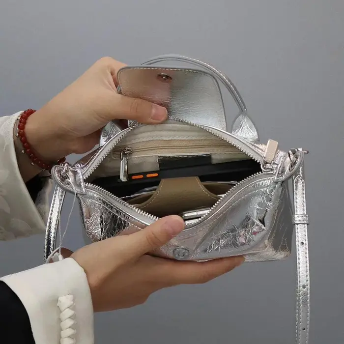 Mini sac à bandoulière Hobo été nouveaux sacs à main pour femmes 2025 concepteur de luxe argent
