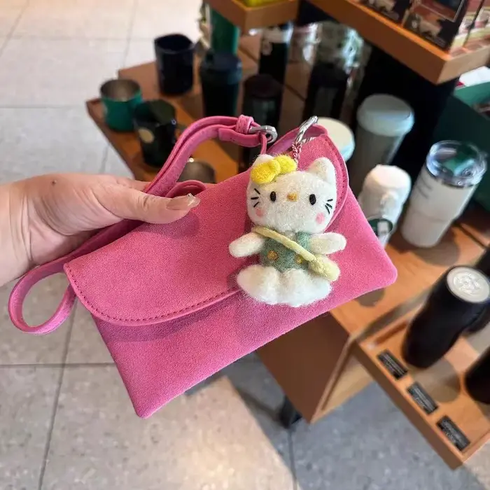 Sac messager mini rétro en suède léger avec compartiment de rangement