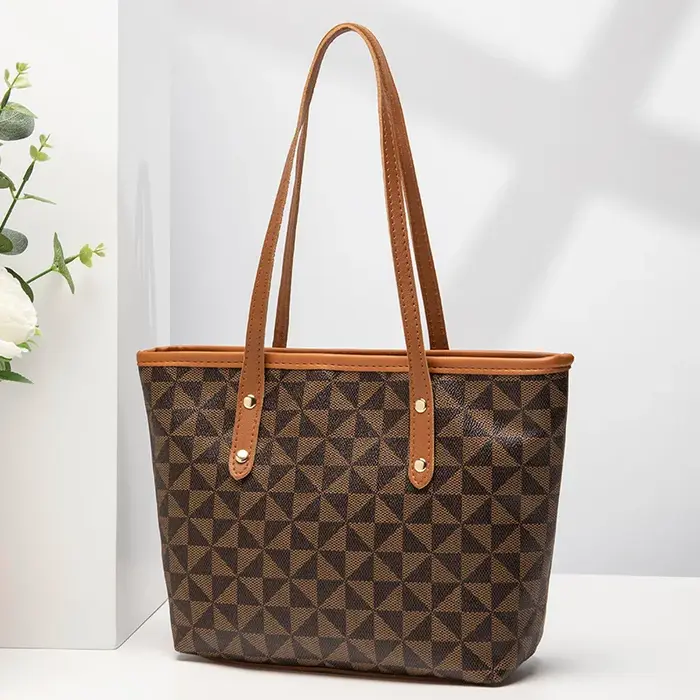 Sac à main à fleurs en relief pour femmes, sac de shopping polyvalent de grande capacité, nouvelle c
