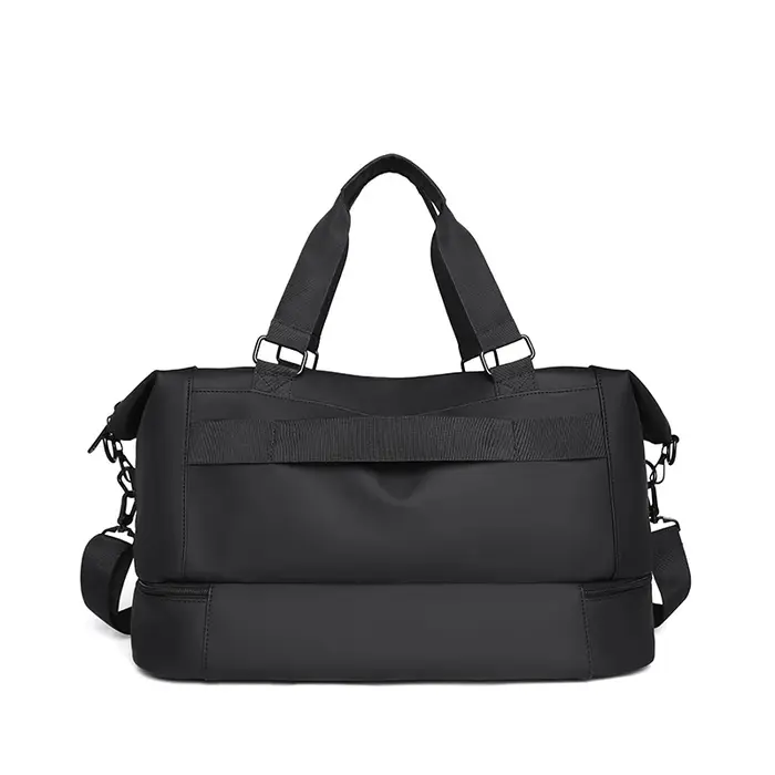 Sac de voyage imperméable noir/gris