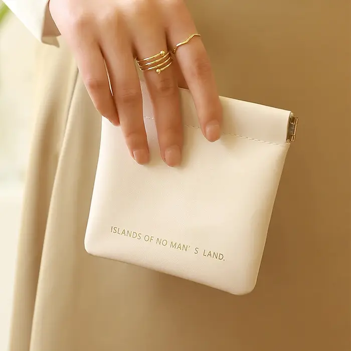 Porte-monnaie portable en cuir PU unisexe, sac pour écouteurs, sauna, téléphone, évaluation, mini sa