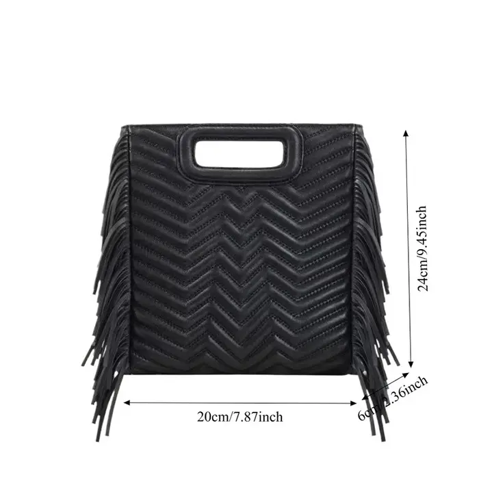 Nouveau Sac à Main Femme Tendance 2026, Sac Bandoulière/Épaule Noir Rétro, Design Vintage, Sac à Mai