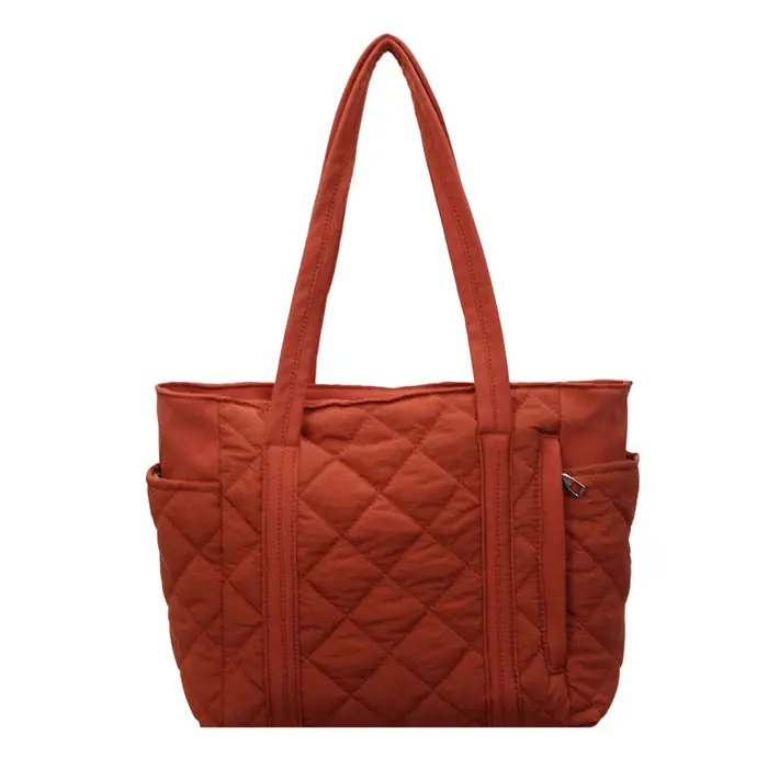 Sac fourre-tout en tissu matelassé pour femmes