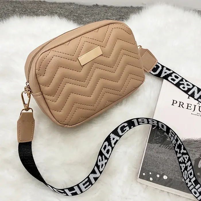 Sac à bandoulière de couleur unie pour femmes