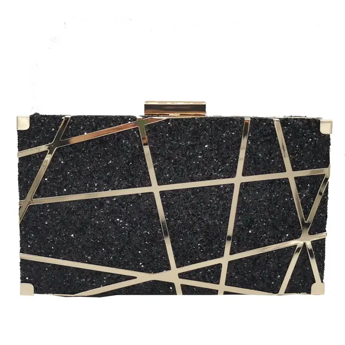 Boutique De FGG-Sacs de soirée à paillettes pour femmes, pocommuniste formelles queparty, pochette e