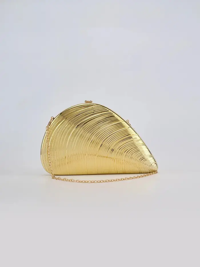 Rétro doré argent métal grande coque acrylique sac nouveau Banquet fête main tout compris femmes épaule bandoulière sacs de soirée