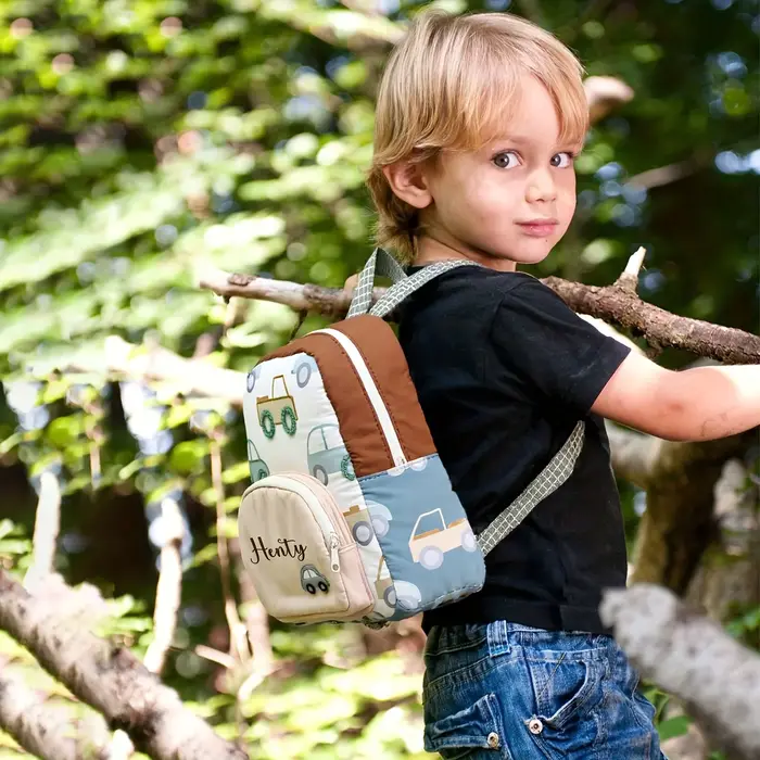 Sac à dos extérieur automne hiver pour enfants - Nom personnalisé