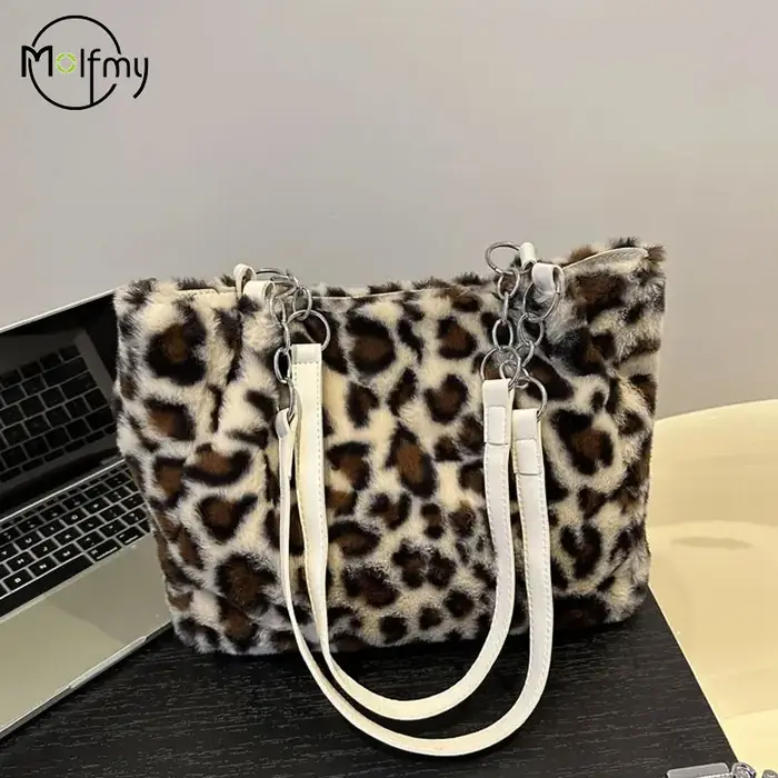 Sac à main en peluche pour femmes