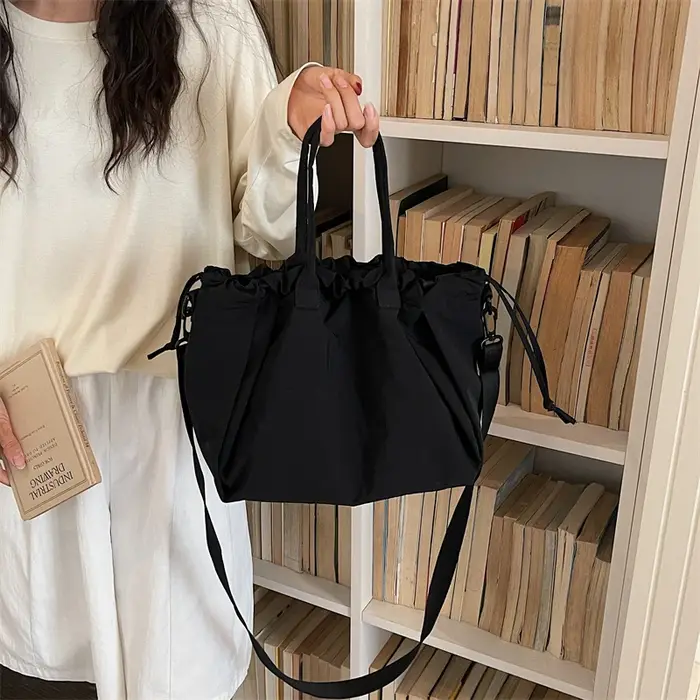Sac de cours sac fourre tout femme sac cabas luxe Grands sacs à bandoulière seau à cordon de serrage pour femmes