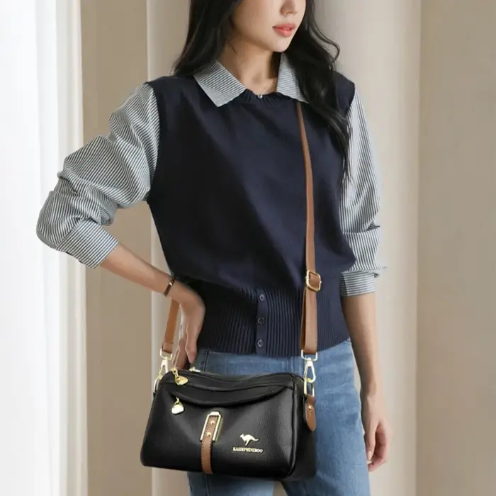 Véritable marque Top qualité en cuir de luxe Sac à main femmes sacs concepteur épaule